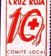 Segell d´impost de guerra a benefici de la Creu Roja local