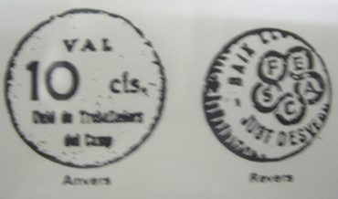 Monedes de cartó de l’Unió de Sindicats del Camp