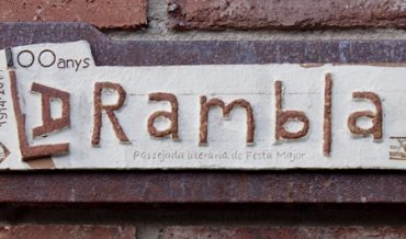 Plafó ceràmic del Centenari de la Rambla 1914-2014